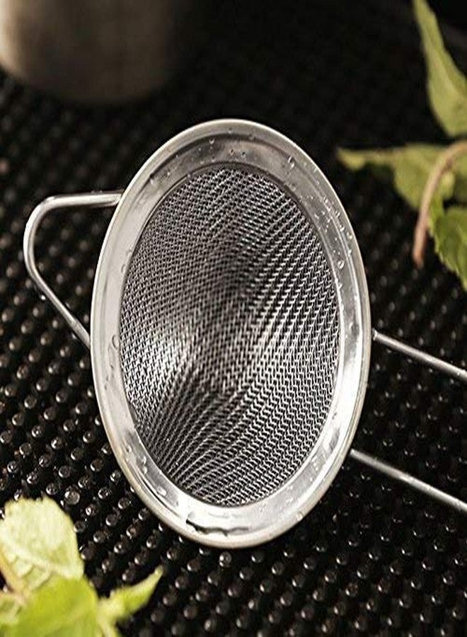 PAYABLE Tea Strainer for Kitchen, Chhalni - Chhani for Coffee, Filter Stainless Steel Mesh (2, Silver) - Image 4